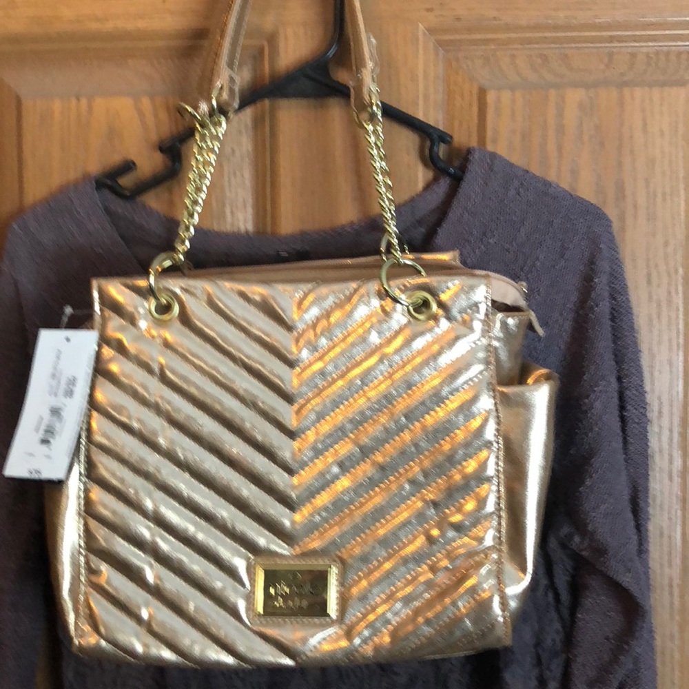 Rose gold purse